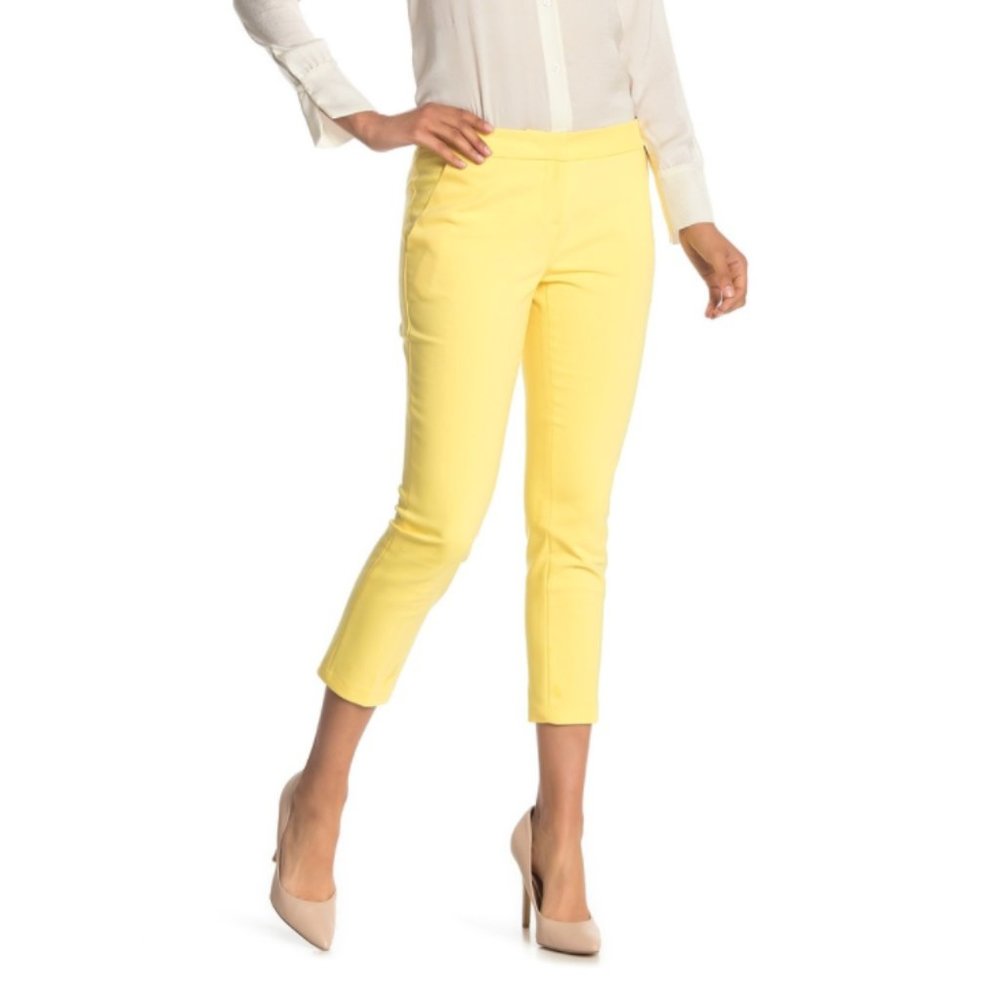 Amanda & Chelsea Capri Yellow Pants